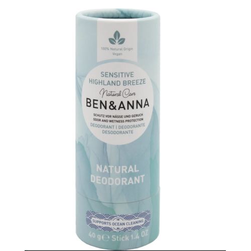 Ben & Anna Tuhý deodorant Sensitive (40 g) - Horský vánek