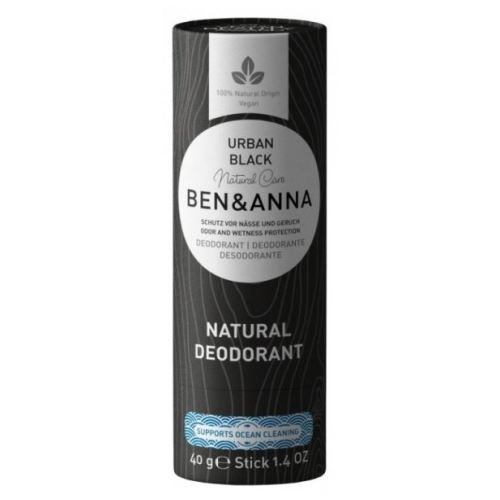 Tuhý přírodní deodorant Ben & Anna, Urban Black, 40 g